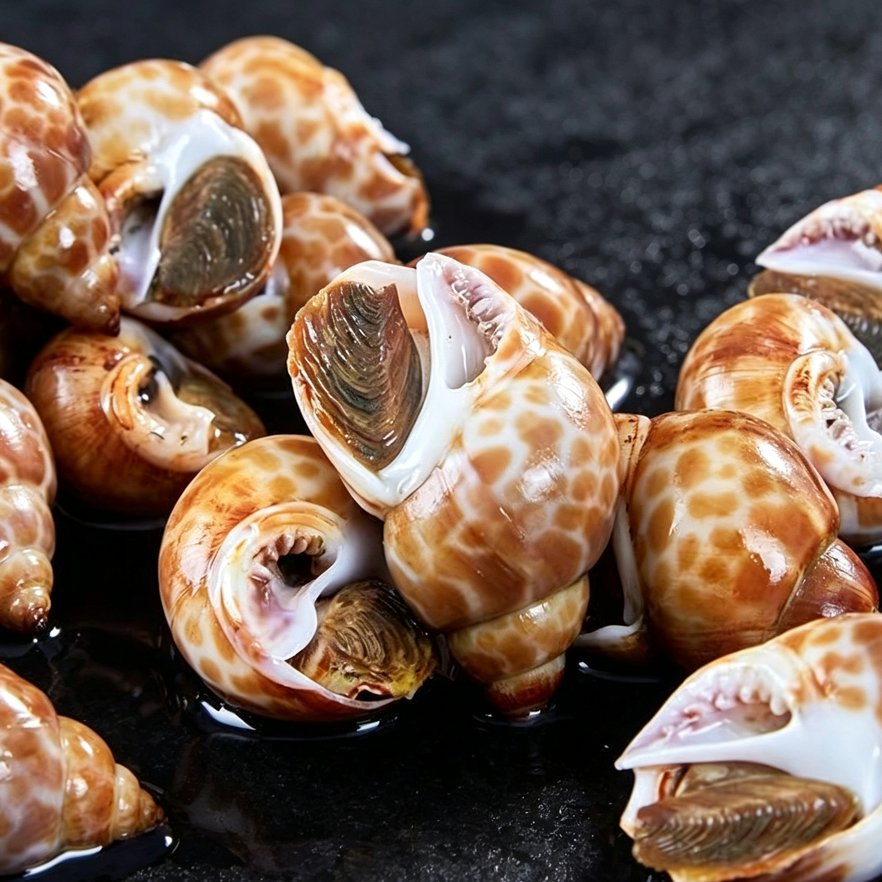 Fresh Spotted Babylon Snail