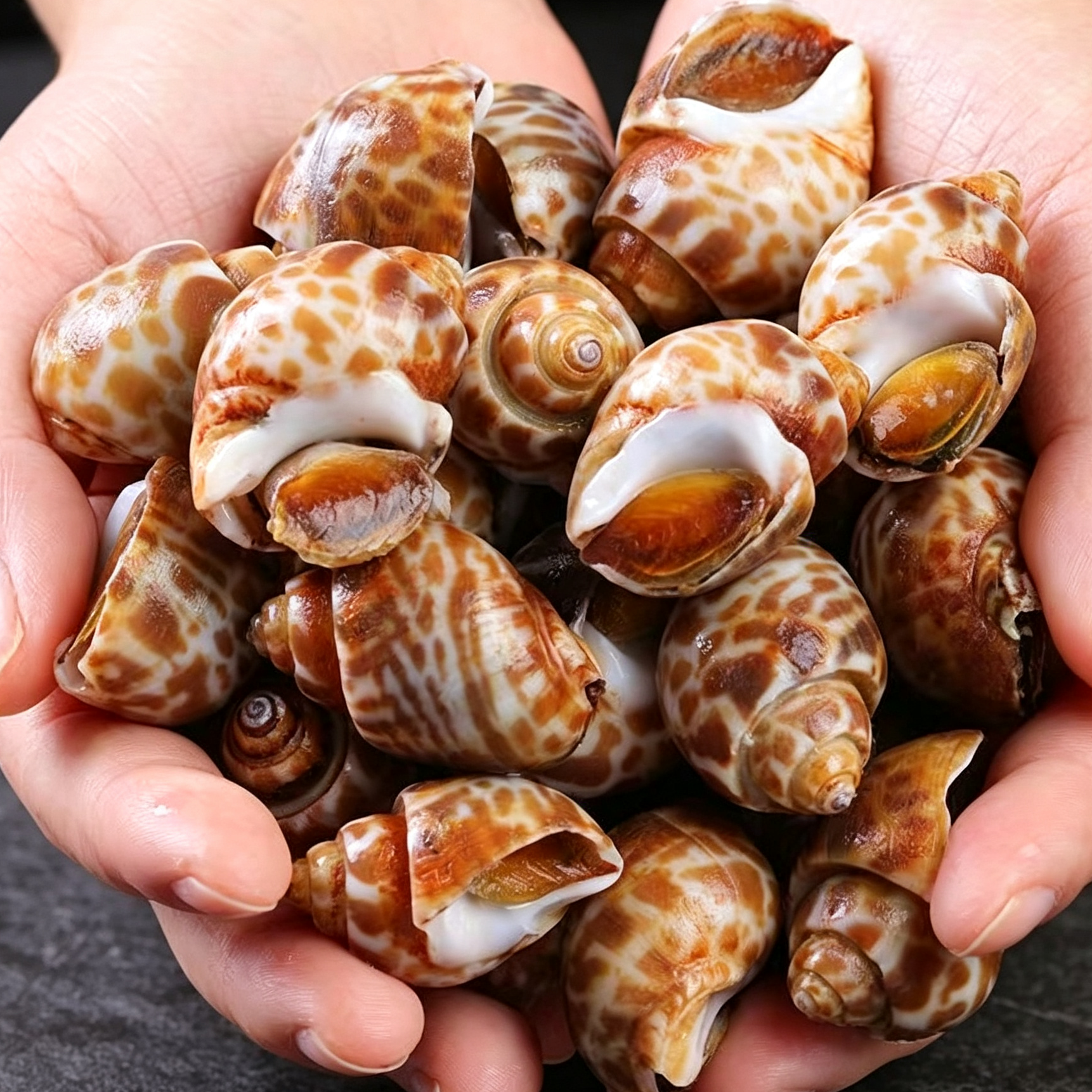 Fresh Spotted Babylon Snail